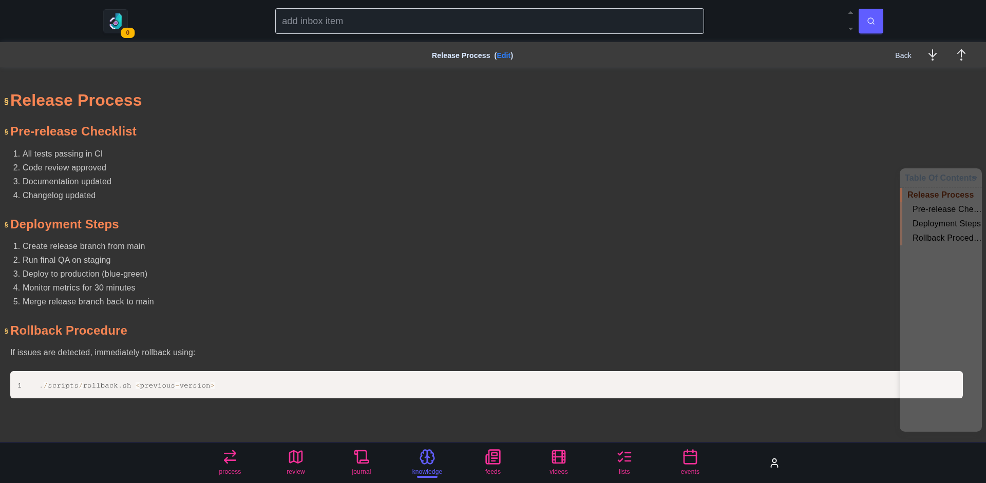 Knowledge Article View